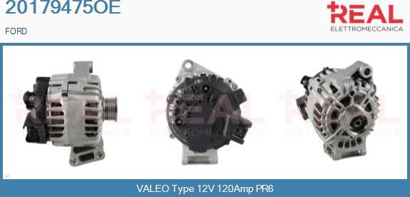 REAL 20179475OE - Alternator autospares.lv