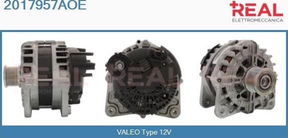 REAL 2017957AOE - Alternator autospares.lv