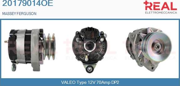 REAL 20179014OE - Alternator autospares.lv