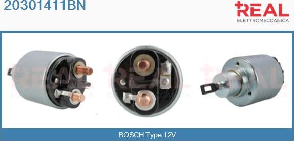 REAL 20301411BN - Solenoid Switch, starter autospares.lv