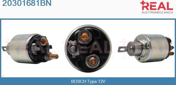 REAL 20301681BN - Solenoid Switch, starter autospares.lv