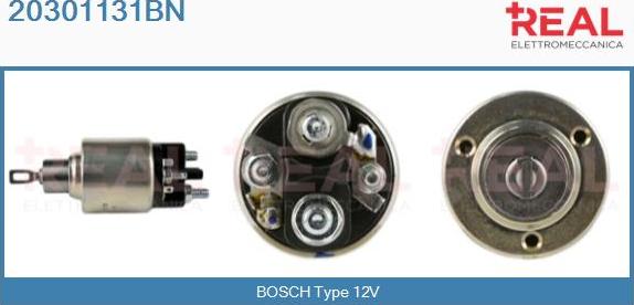 REAL 20301131BN - Solenoid Switch, starter autospares.lv