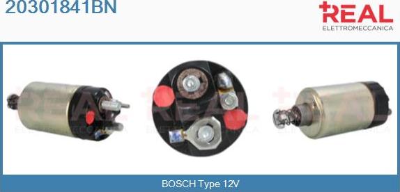 REAL 20301841BN - Solenoid Switch, starter autospares.lv