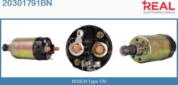 REAL 20301791BN - Solenoid Switch, starter autospares.lv