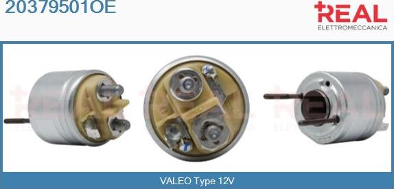 REAL 20379501OE - Solenoid Switch, starter autospares.lv