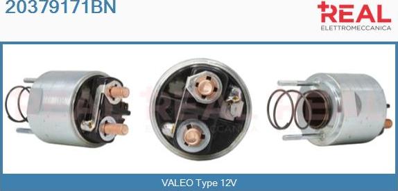 REAL 20379171BN - Solenoid Switch, starter autospares.lv