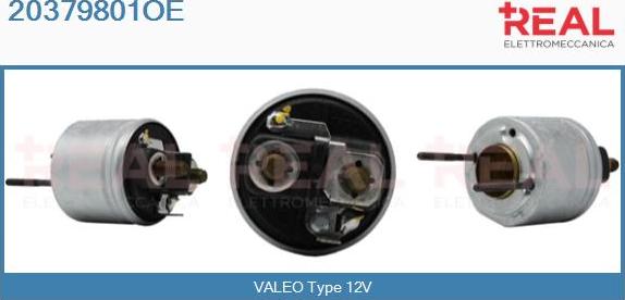 REAL 20379801OE - Solenoid Switch, starter autospares.lv