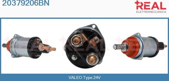 REAL 20379206BN - Solenoid Switch, starter autospares.lv