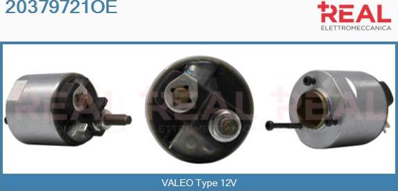 REAL 20379721OE - Solenoid Switch, starter autospares.lv