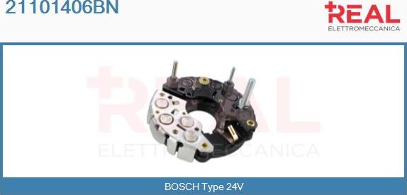 REAL 21101406BN - Rectifier, alternator autospares.lv