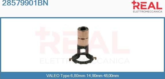 REAL 28579901BN - Slip Ring, alternator autospares.lv