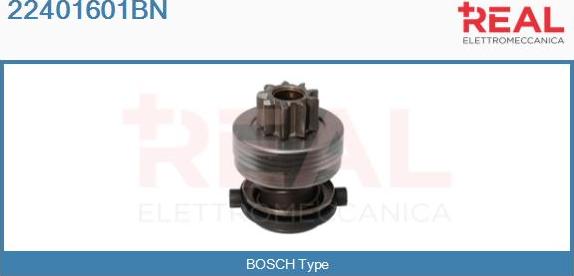 REAL 22401601BN - Pinion, bendix, starter autospares.lv