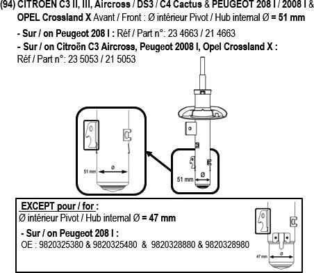 Record France 104664 - Shock Absorber autospares.lv