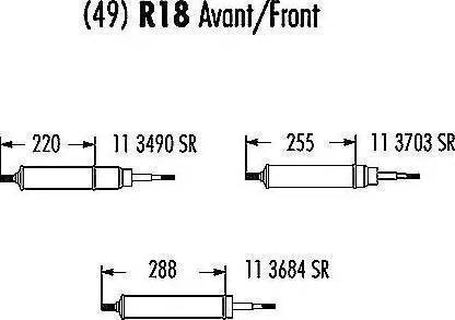 Record France 113703 - Shock Absorber autospares.lv