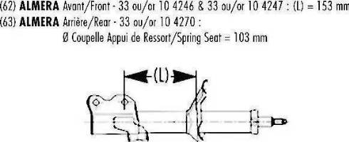 Record France 334246 - Shock Absorber autospares.lv