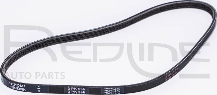 Red Line 993PK665 - V-Ribbed Belt autospares.lv