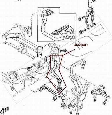 Red Line 40MZ009 - Track Control Arm autospares.lv