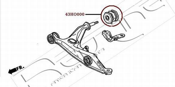 Red Line 43HO000 - Bush of Control / Trailing Arm autospares.lv