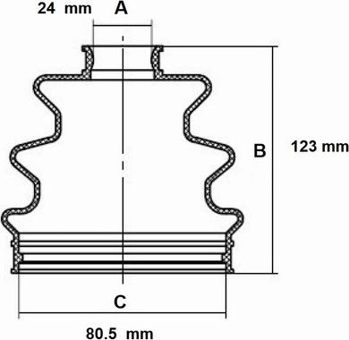 Red Line 59CH001 - Bellow, drive shaft autospares.lv