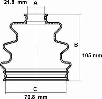 Red Line 59CV008 - Bellow, drive shaft autospares.lv