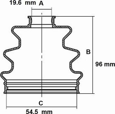 Red Line 59CV011 - Bellow, drive shaft autospares.lv