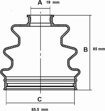 Red Line 59DA003 - Bellow, drive shaft autospares.lv