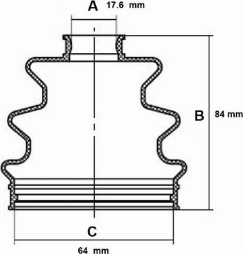 Red Line 59DW001 - Bellow, drive shaft autospares.lv