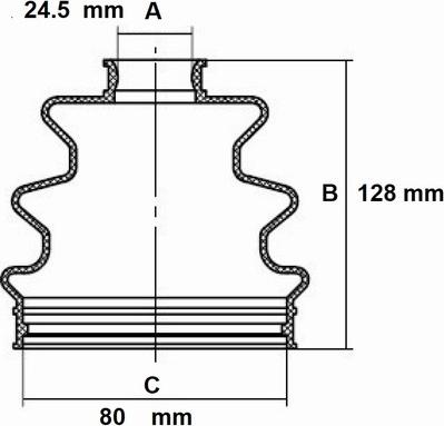 Red Line 59GW000 - Bellow, drive shaft autospares.lv