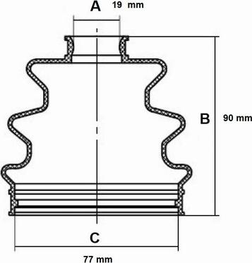 Red Line 59HY002 - Bellow, drive shaft autospares.lv