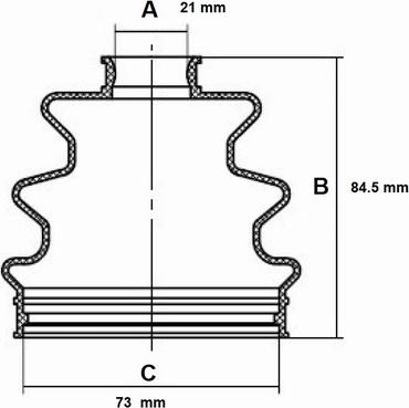 Red Line 59MZ000 - Bellow, drive shaft autospares.lv