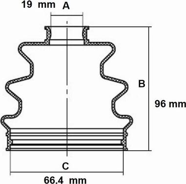 Red Line 59TO004 - Bellow, drive shaft autospares.lv