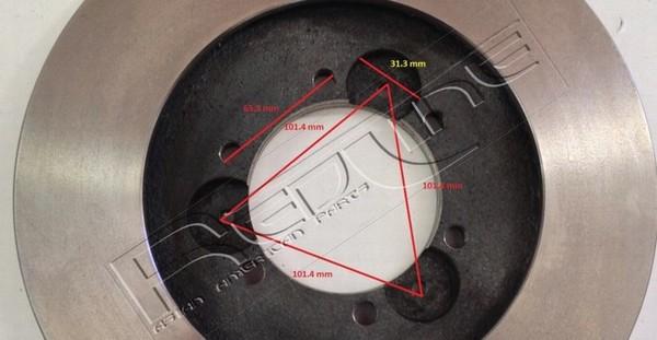 Red Line 26IZ007 - Brake Disc autospares.lv