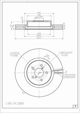 Red Line 26SU020 - Brake Disc autospares.lv