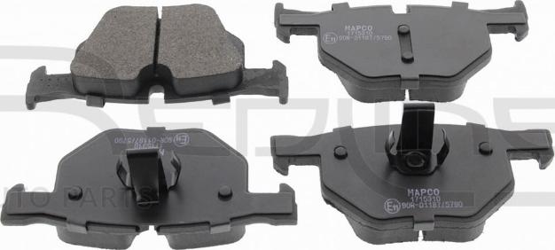 Red Line 27BW009 - Brake Pad Set, disc brake autospares.lv