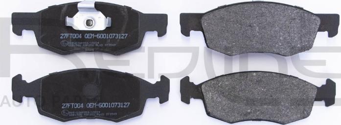 Red Line 27FT004 - Brake Pad Set, disc brake autospares.lv