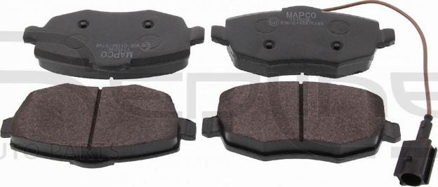 Red Line 27LC003 - Brake Pad Set, disc brake autospares.lv