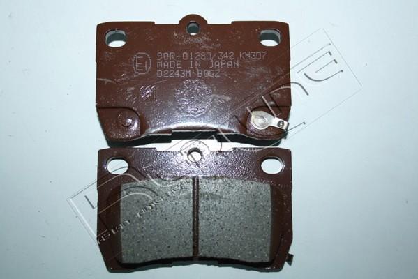 Red Line 27LX014 - Brake Pad Set, disc brake autospares.lv