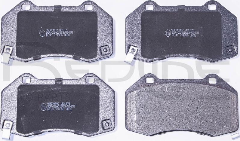 Red Line 27MZ056 - Brake Pad Set, disc brake autospares.lv