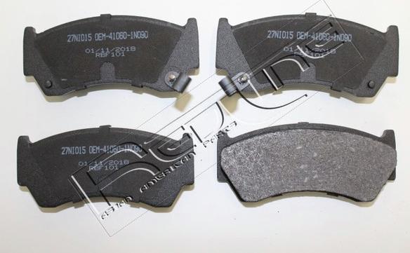 Red Line 27NI015 - Brake Pad Set, disc brake autospares.lv