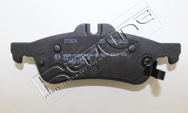 Red Line 27TO074 - Brake Pad Set, disc brake autospares.lv