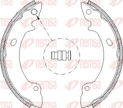 Remsa 4632.00 - Brake Shoe, Drum brakes autospares.lv