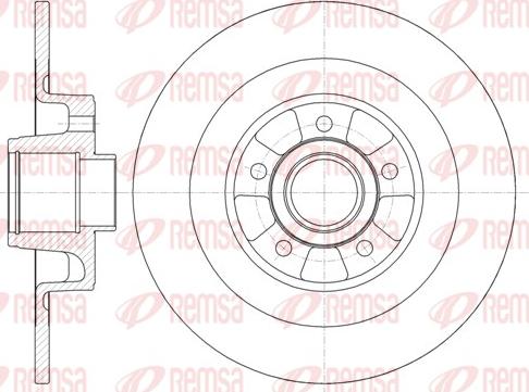 Remsa 6999.00 - Brake Disc autospares.lv