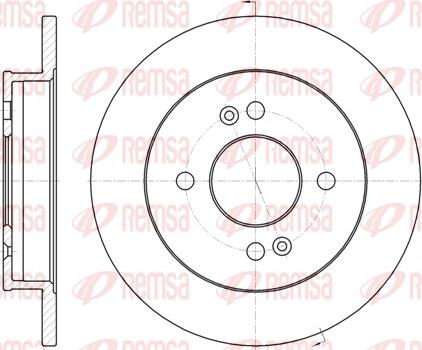 Remsa 6991.00 - Brake Disc autospares.lv