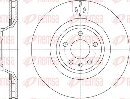 Remsa 6942.10 - Brake Disc autospares.lv