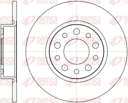 Remsa 6967.00 - Brake Disc autospares.lv