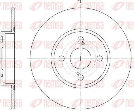 Remsa 6900.00 - Brake Disc autospares.lv