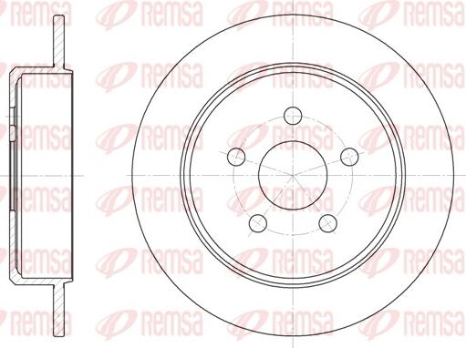 Remsa 6901.00 - Brake Disc autospares.lv