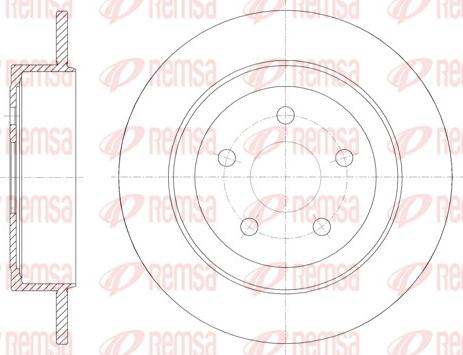 Remsa 6902.00 - Brake Disc autospares.lv