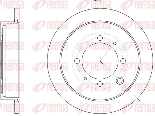 Remsa 6907.00 - Brake Disc autospares.lv