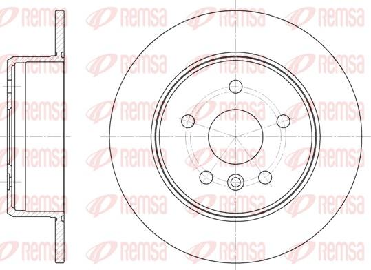 Remsa 6914.00 - Brake Disc autospares.lv